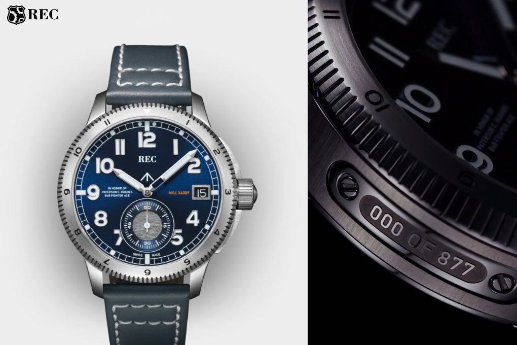 Spitfire X4009 Midnight Blue watch by REC Watches